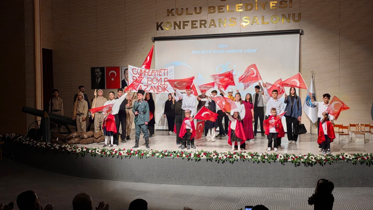 Kulu'da Cumhuriyet'in 102. yılı kutlandı