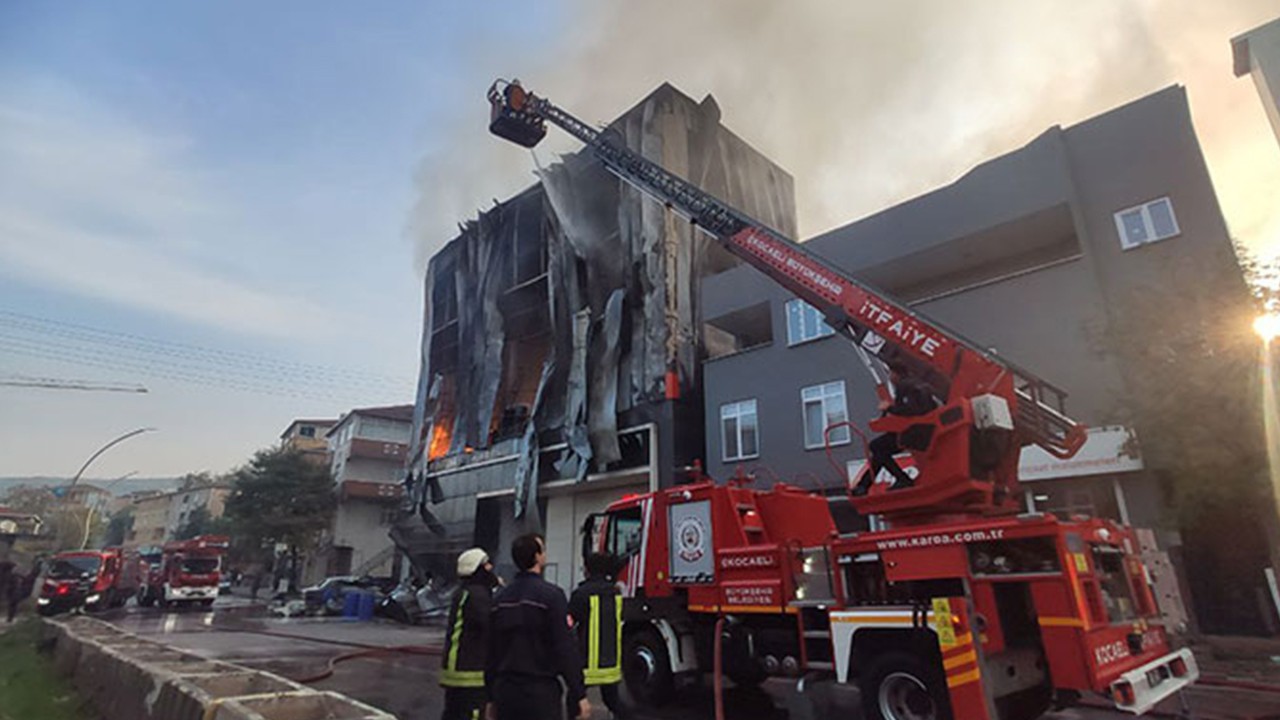 Kocaeli'de yangın soruşturması: 7 kişi açığa alındı