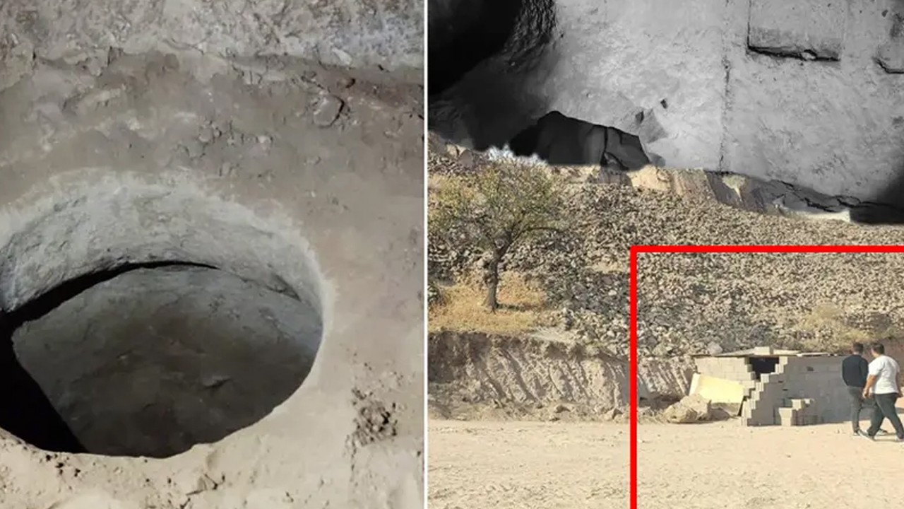 Yer altı şehri keşfettiler, Kapadokya'daki gizli tünelde yakalandılar