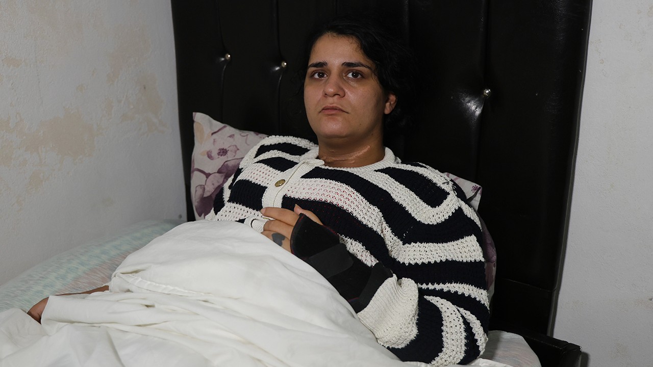 Eşi boğazını kesti engelli kaldı: 2 çocuk annesi dehşet anlarını ilk kez anlattı