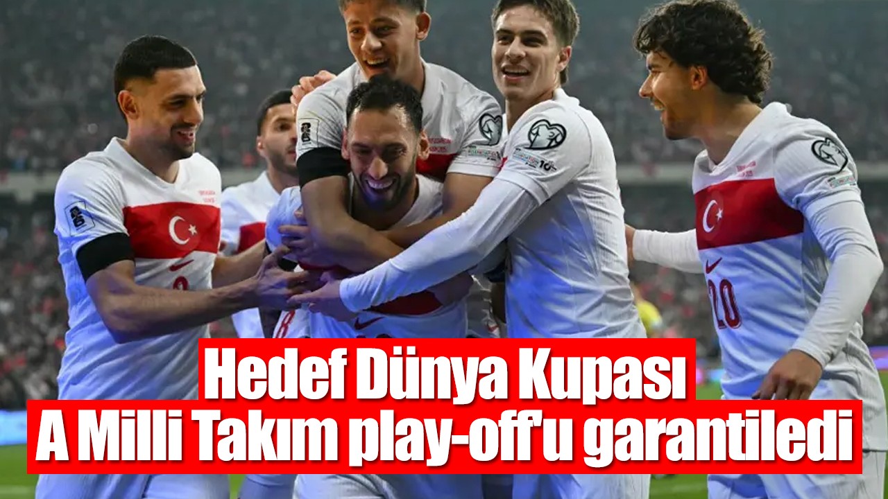 Hedef Dünya Kupası: A Milli Takım play-off'u garantiledi