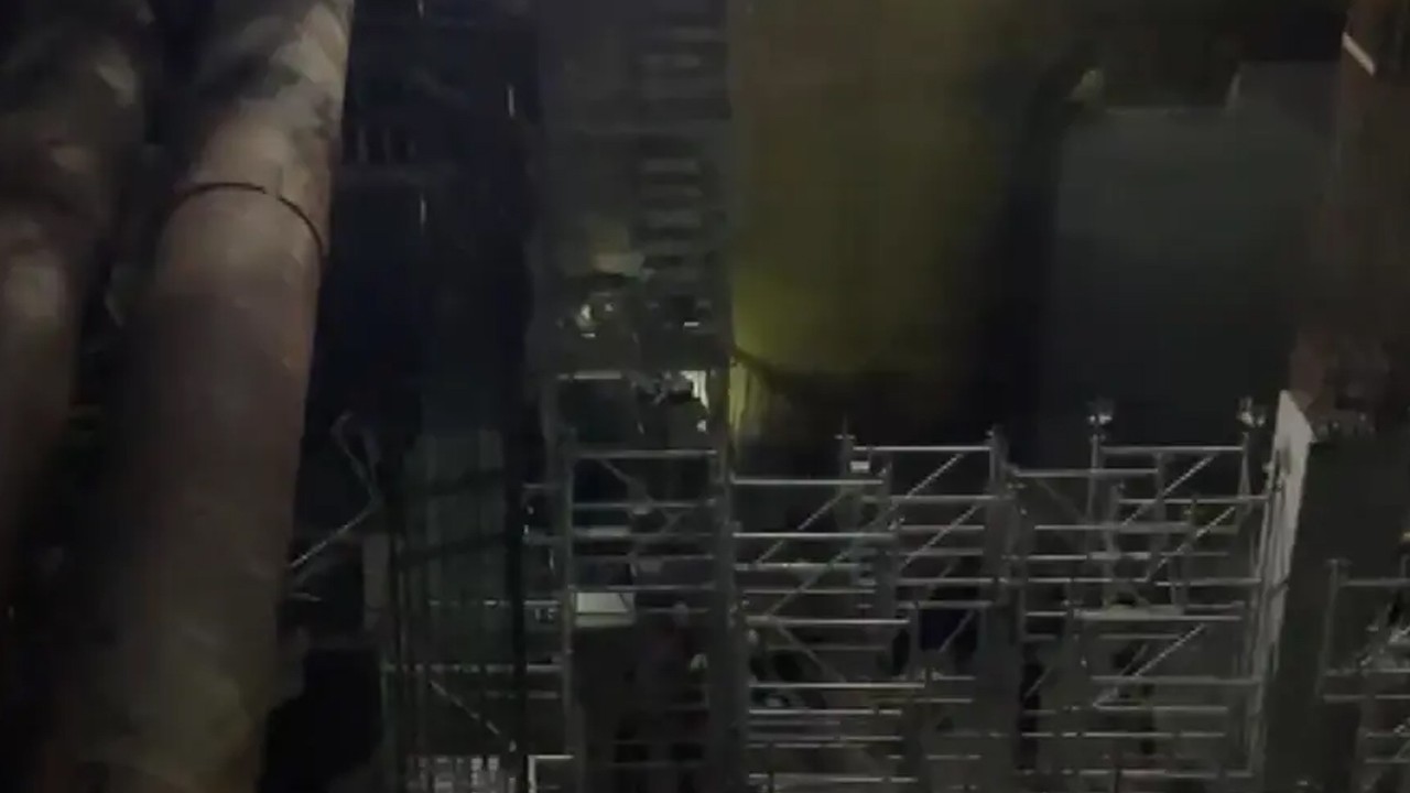 Metro inşaatında iskele çöktü: 1 işçi hayatını kaybetti