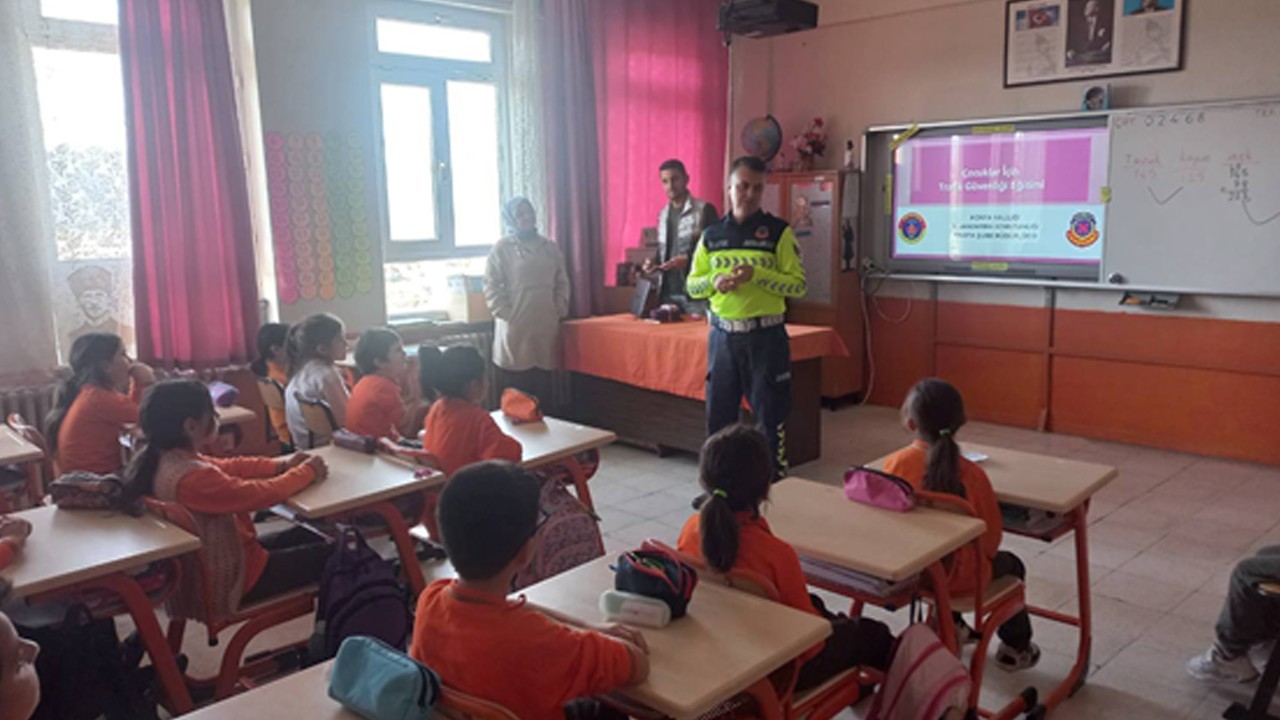 Konya'da trafik eğitimi verildi