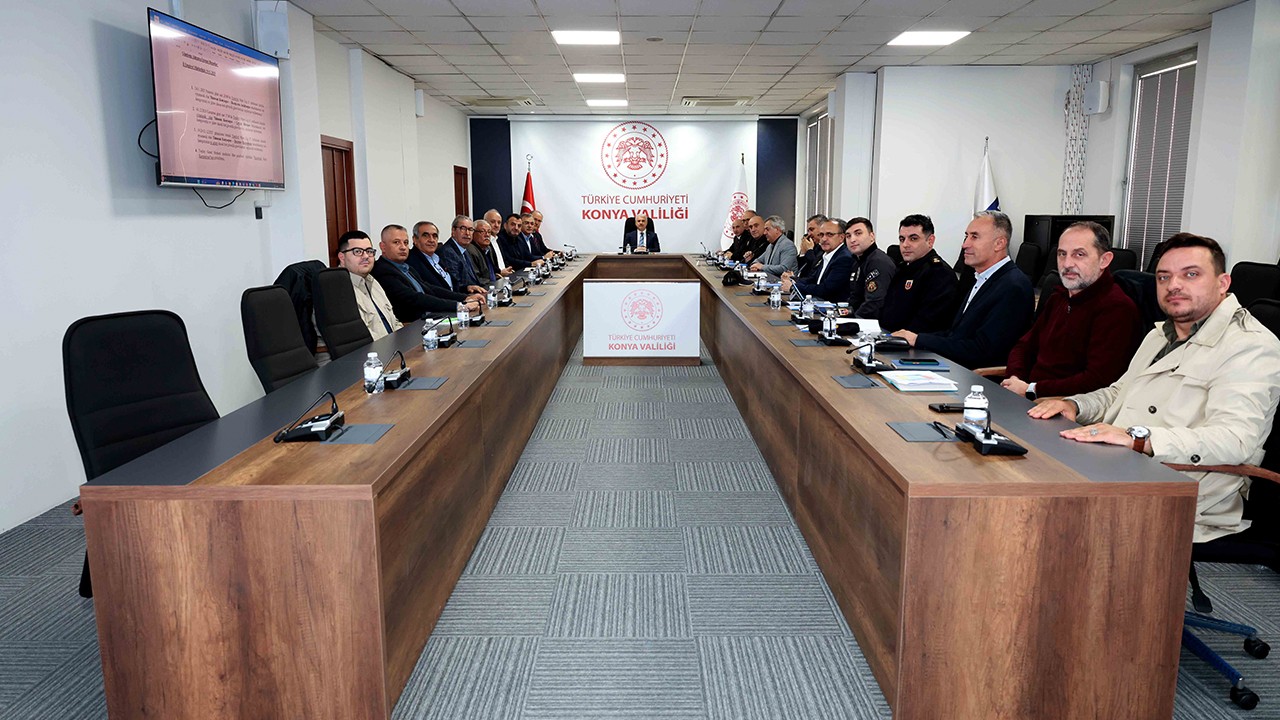 Konya'da İl Spor Güvenliği Toplantısı yapıldı