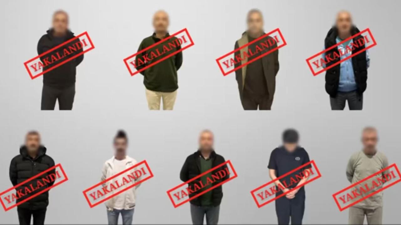Kırmızı bültenle ve ulusal seviyede aranan 9 suçlu Türkiye'ye getirildi