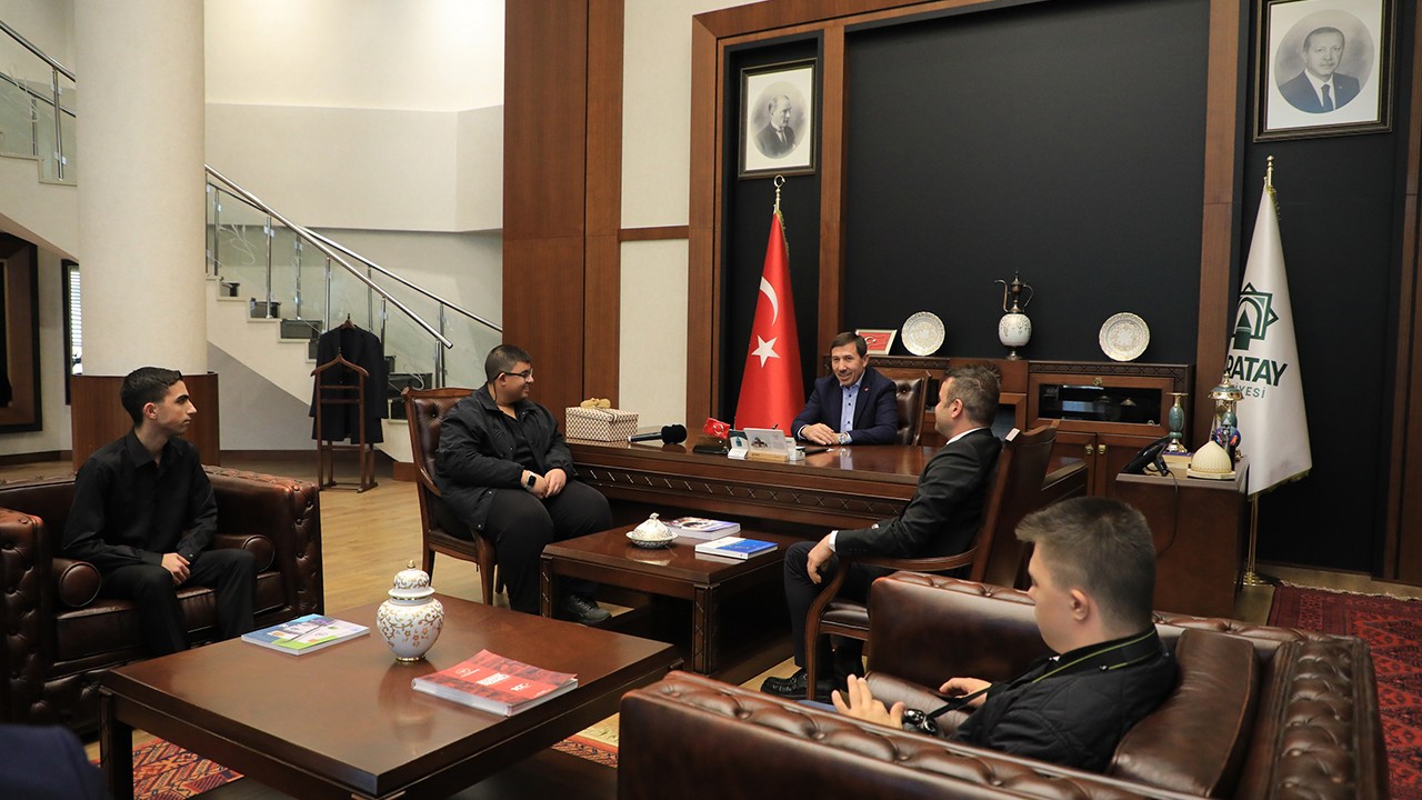 Karatay Özel Eğitim Meslek Okulu öğrencilerinden anlamlı ziyaret