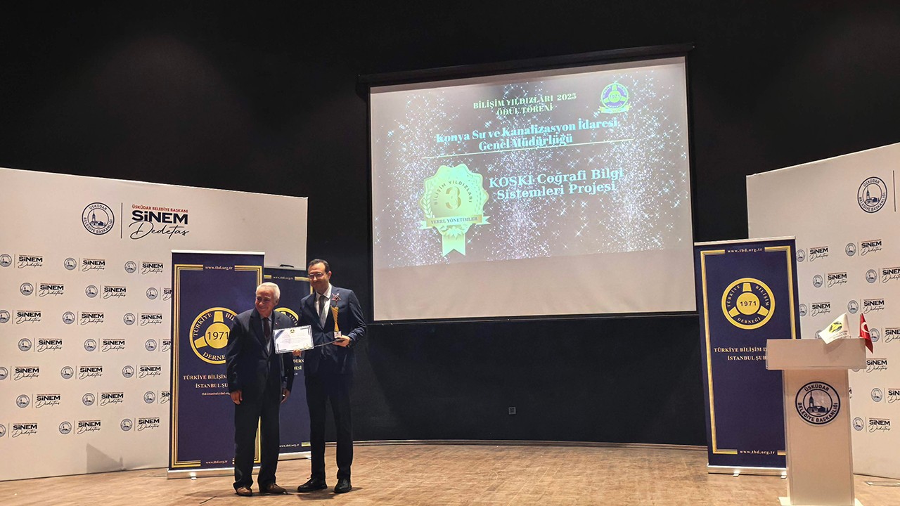 KOSKİ’nin yerli ve milli CBS Projesine "Bilişim Yıldızları 2025" ödülü