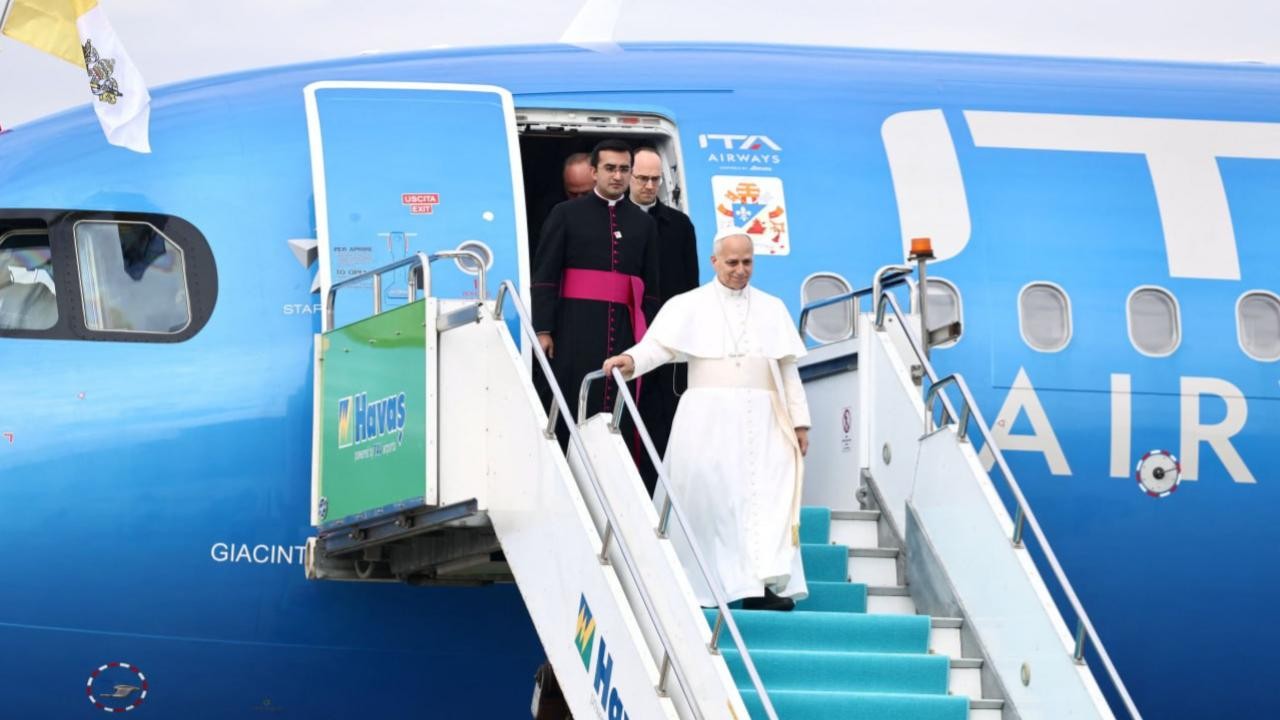 Vatikan Devlet Başkanı Papa 14. Leo, Türkiye'ye geldi