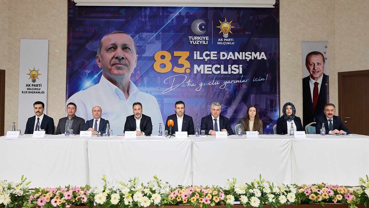 AK parti Selçuklu’da 83. genişletilmiş ilçe danışma meclisi toplantısı gerçekleştirildi
