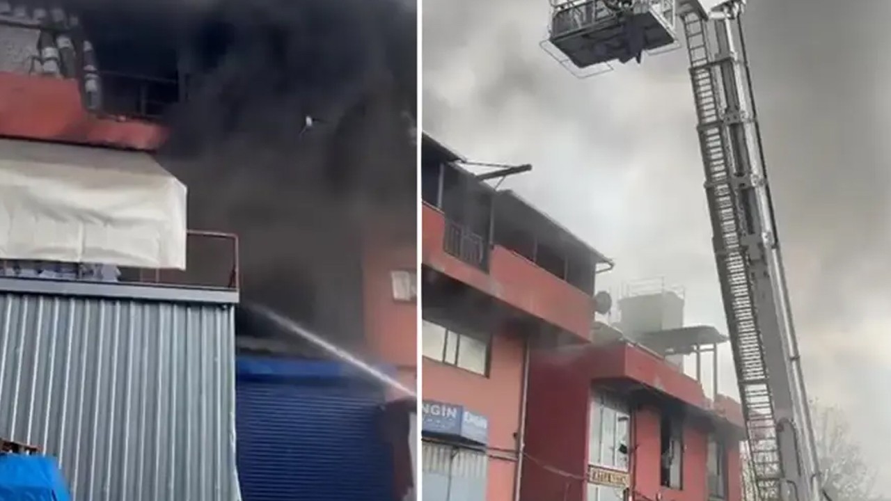 OSB'de yangın! Müdahale ediliyor