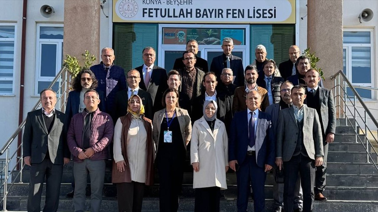 Beyşehir'de proje okul müdürlerinin katılımıyla toplantı gerçekleştirildi