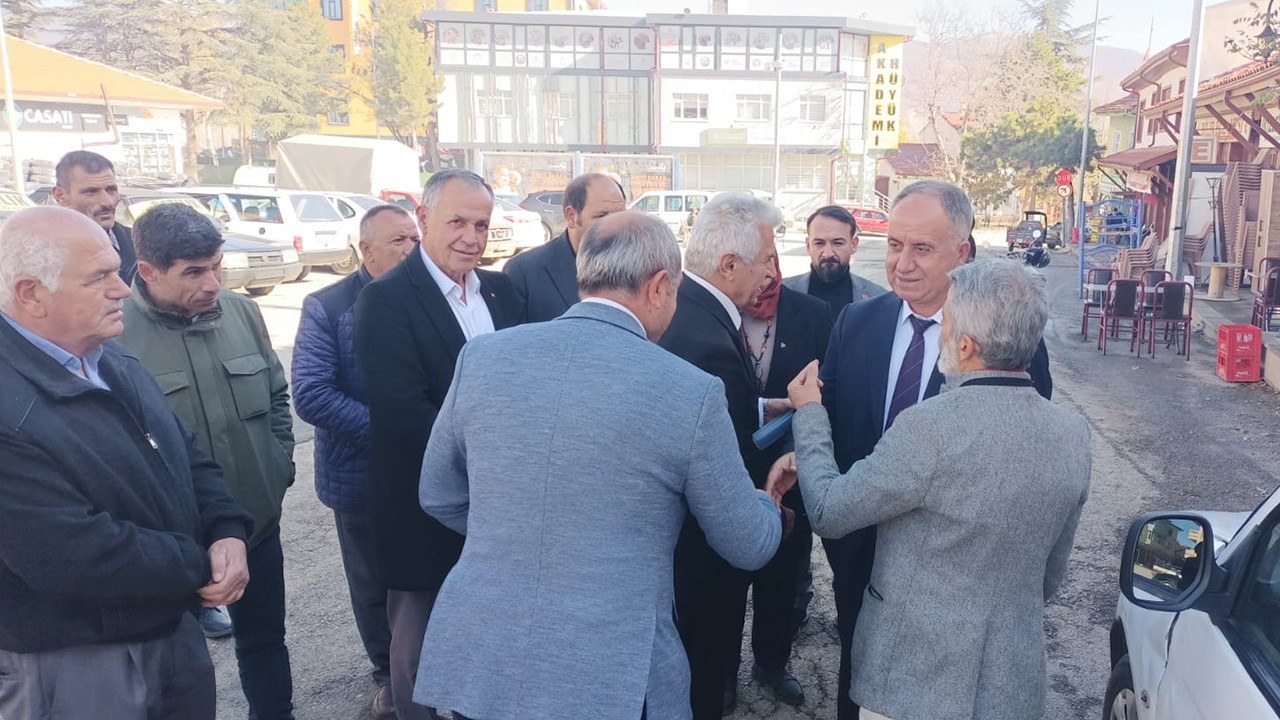 MHP Konya İl Başkanı Karaarslan Hüyük ilçesini ziyaret etti