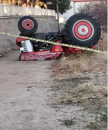 İlaç yazdırdığı hastanenin otoparkında traktör kazasında öldü