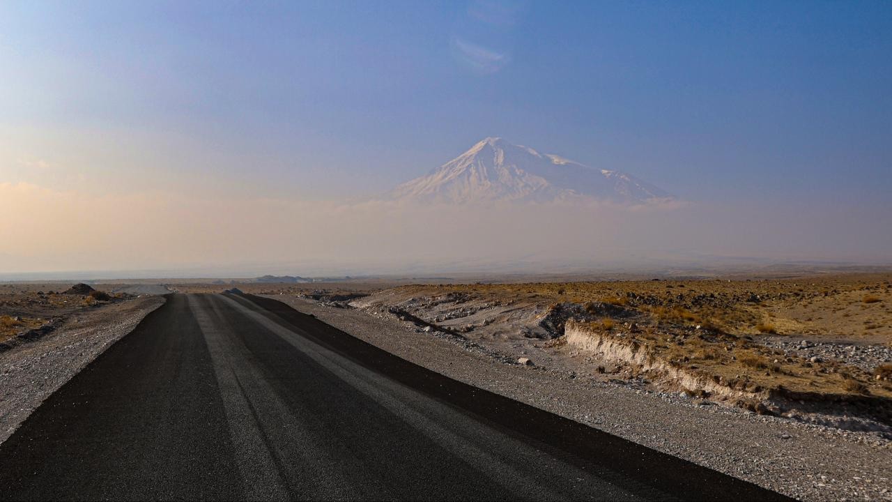 Ağrı Dağı'nın "turizm ve güvenlik yolu" 75 kilometreye ulaştı