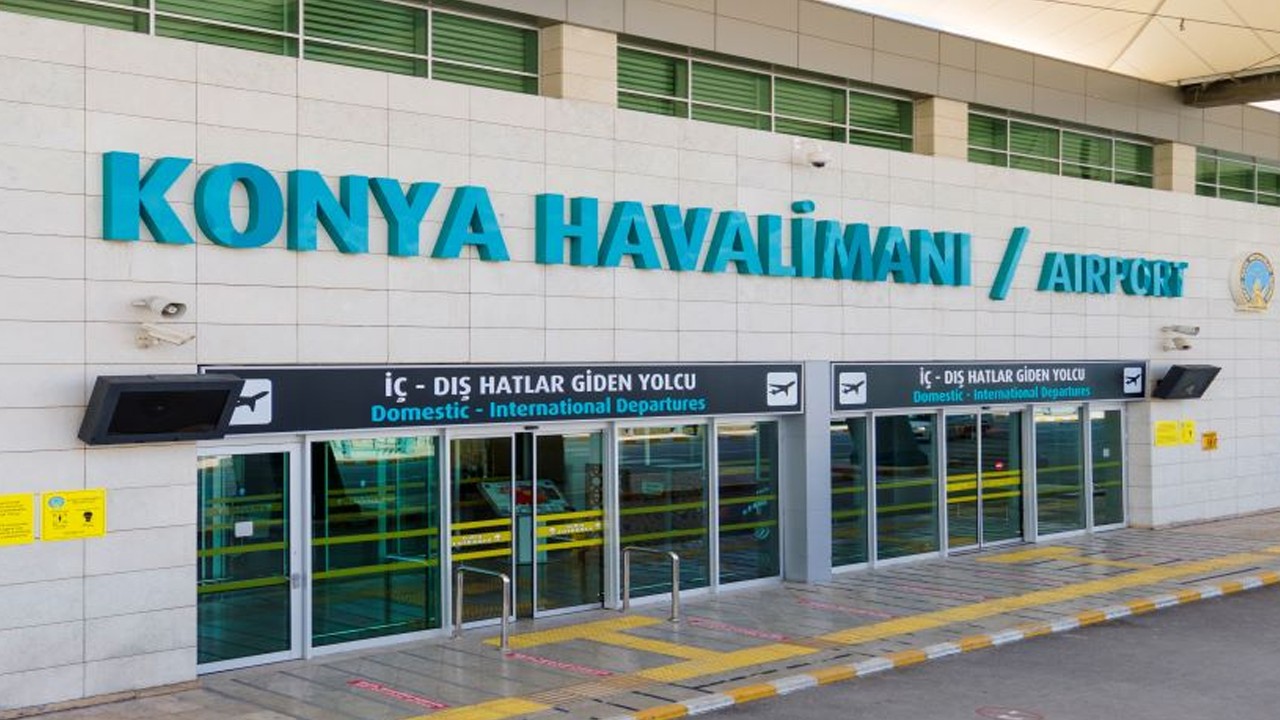 Konya Havalimanı 84 bin yolcuya hizmet verdi