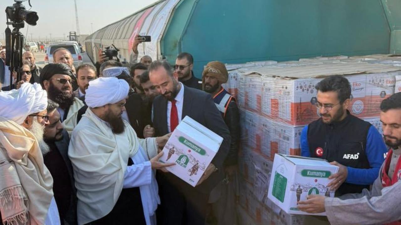 Türkiye'nin "24. İyilik Treni" Afganistan'a ulaştı