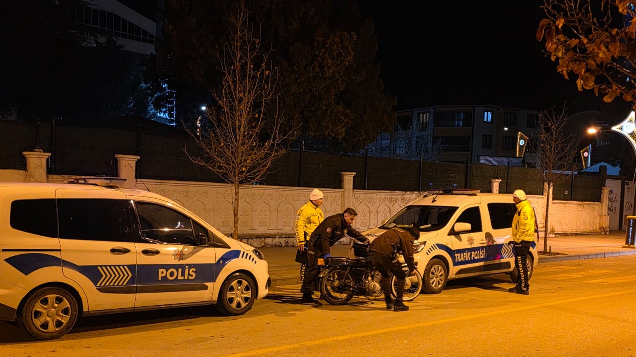 Konya'da emniyetten motosiklet denetimleri