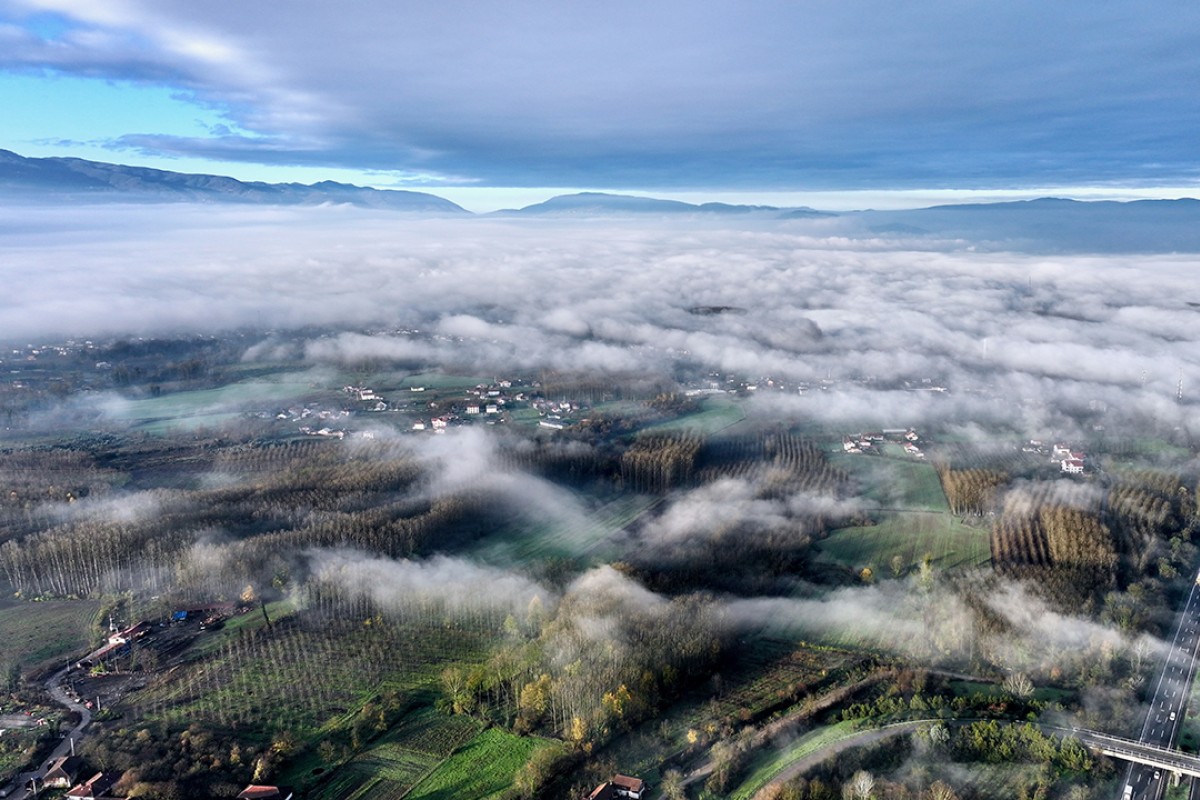Düzce’de sis