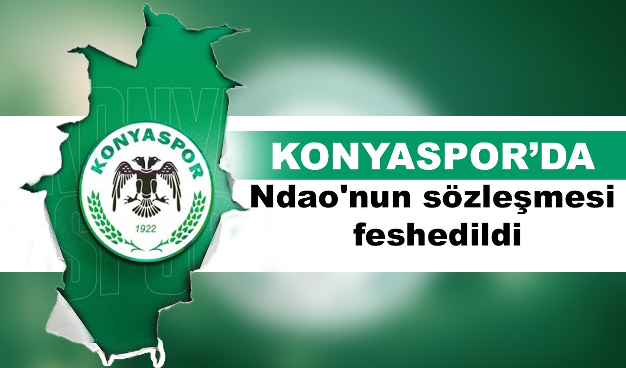 Konyaspor'da Ndao'nun sözleşmesi feshedildi