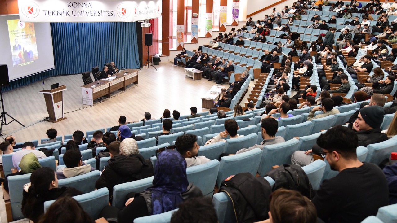 Konya Teknik Üniversitesi’nde “İnsan Hakları” medeniyet perspektifiyle ele alındı