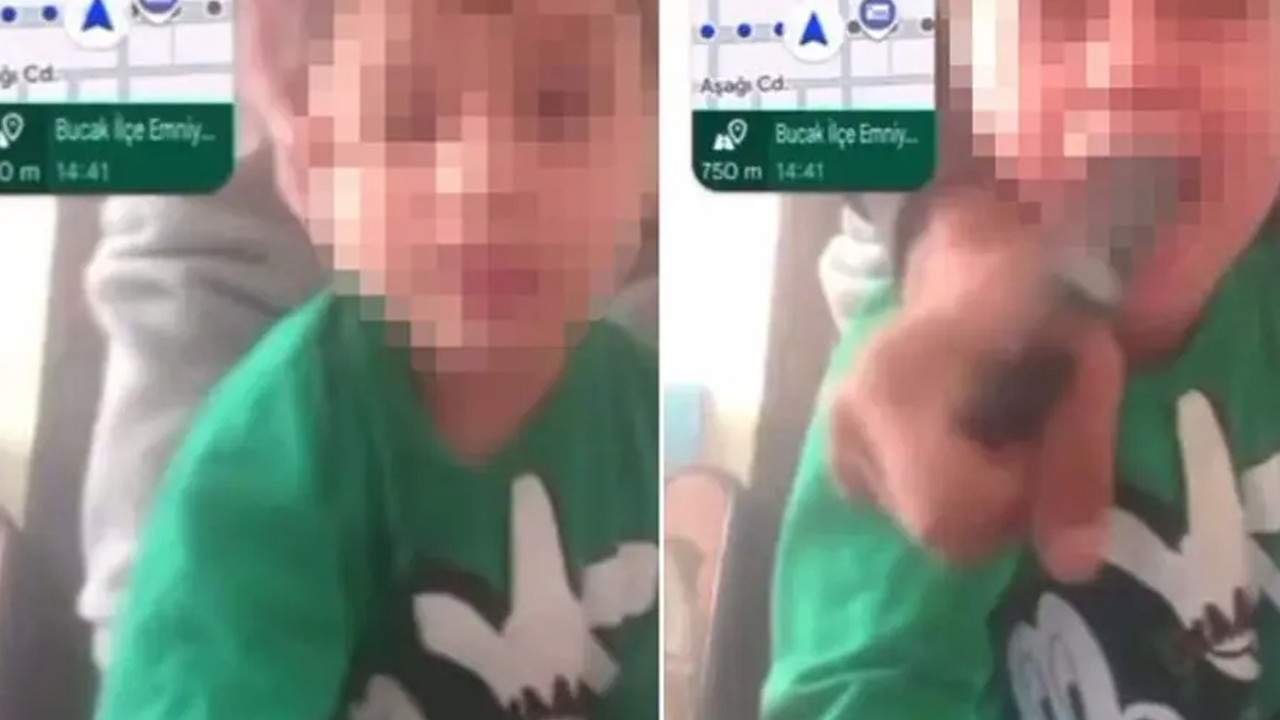 Eşini tehdit için çocuğunun boğazına bıçak dayayan baba tahliye edildi!