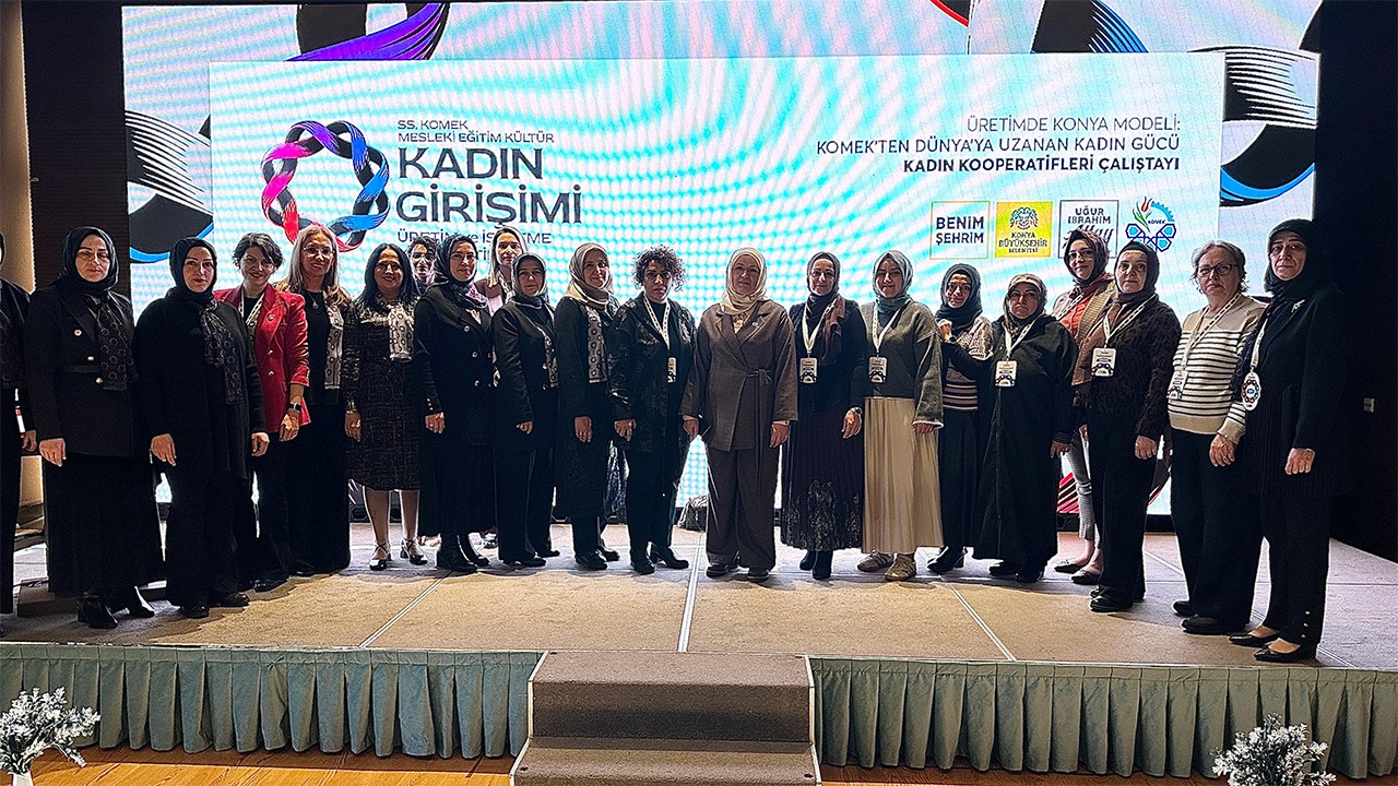 Konya Büyükşehir’den kadın gücüne destek