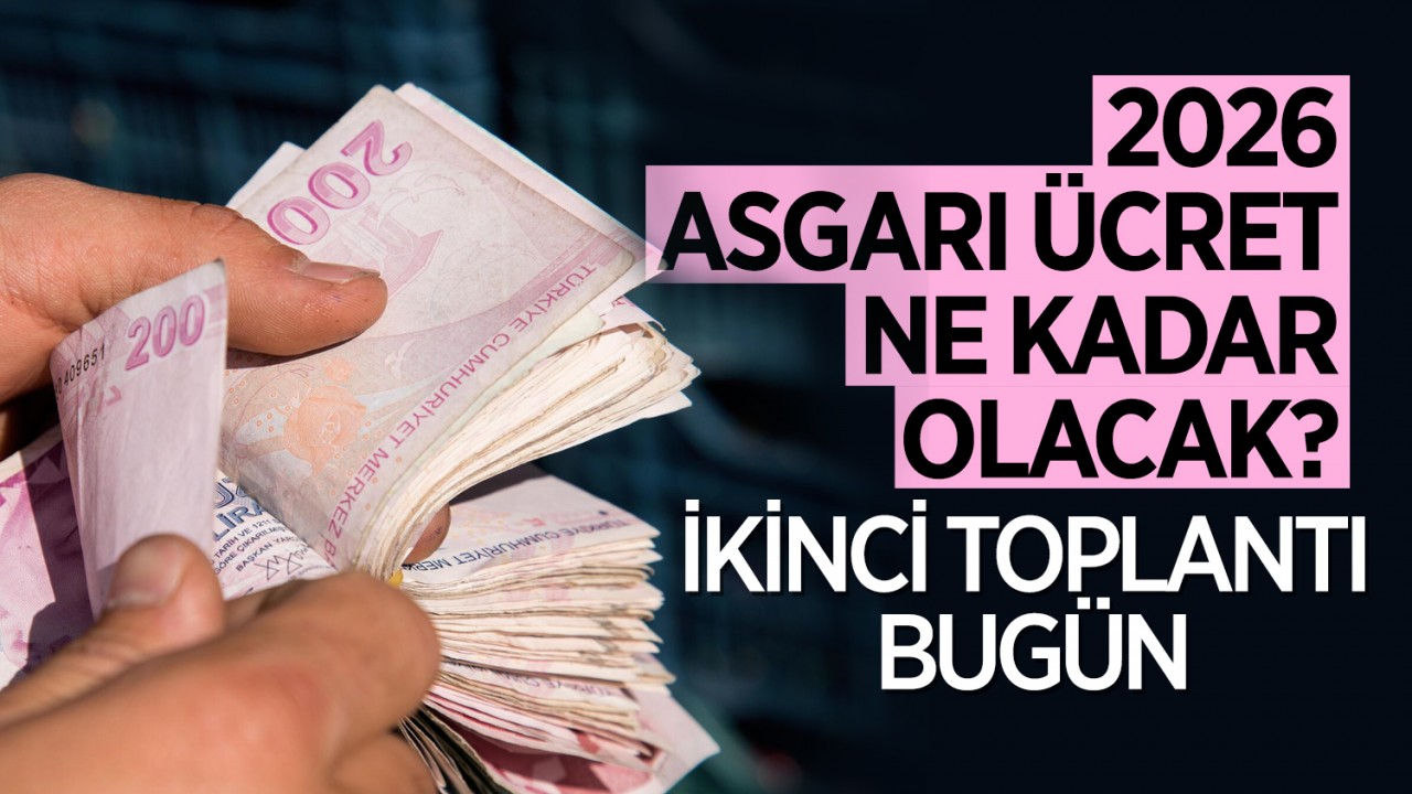 Asgari ücrette ikinci toplantı bugün