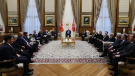 Cumhurbaşkanı Erdoğan, Kültür ve Sanat Büyük Ödülleri'ne layık görülenleri kabul etti