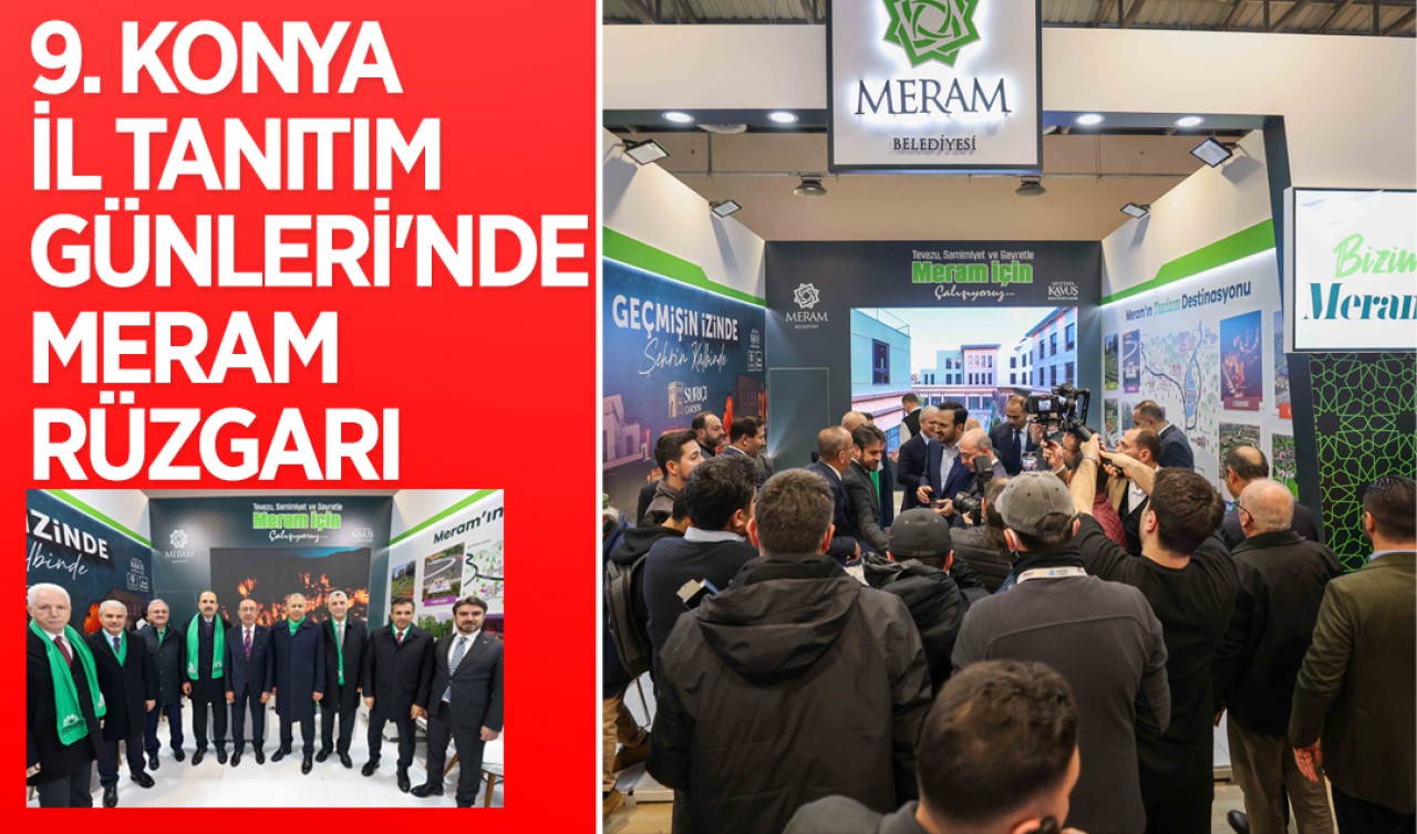 9. Konya İl Tanıtım Günleri'nde Meram rüzgarı