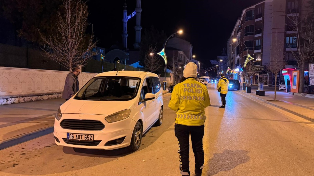 Kulu'da trafik denetimleri