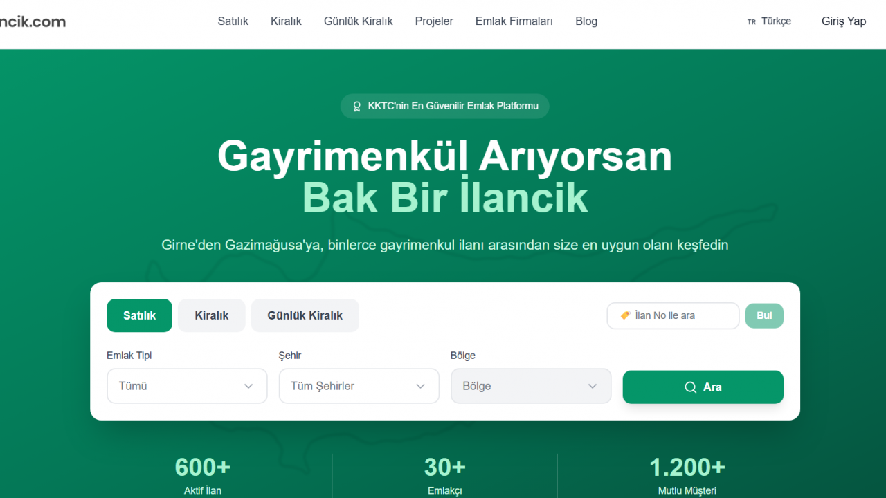 Hayalini Kurduğunuz Evi Bulmanın En Doğal Yolu Kıbrıs'ta Başlıyor