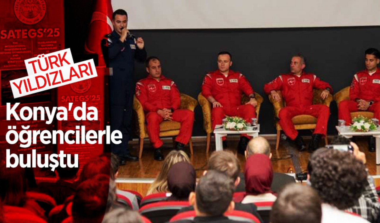 Türk Yıldızları Konya'da öğrencilerle buluştu