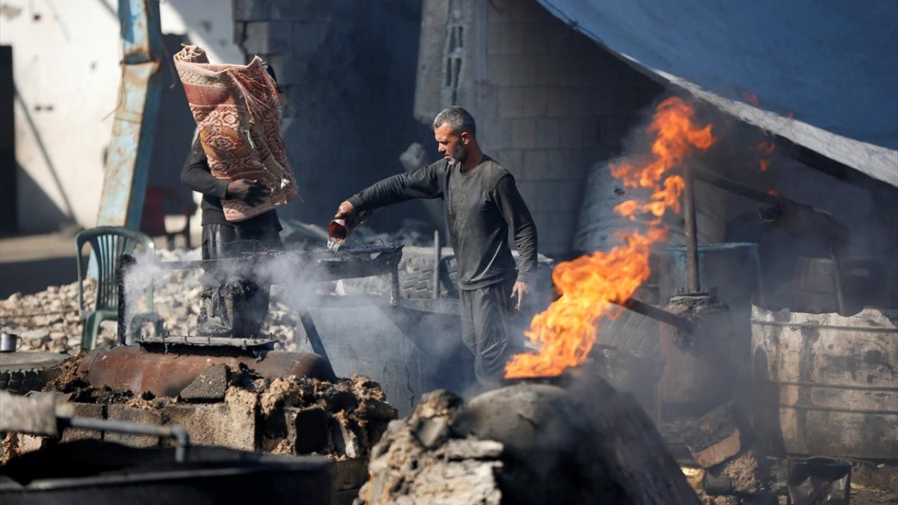 Katil İsrail'in saldırıları Filistin ekonomisine ciddi zarar verdi