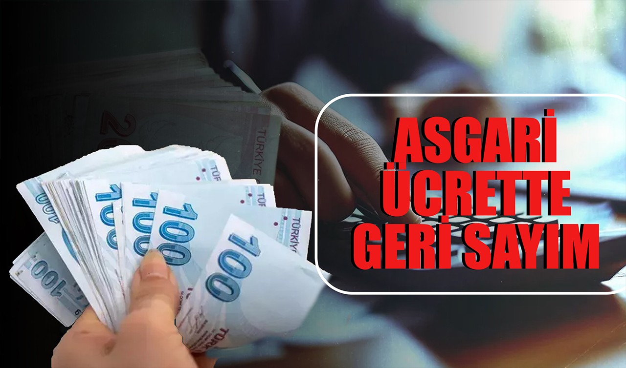Asgari ücrette geri sayım!