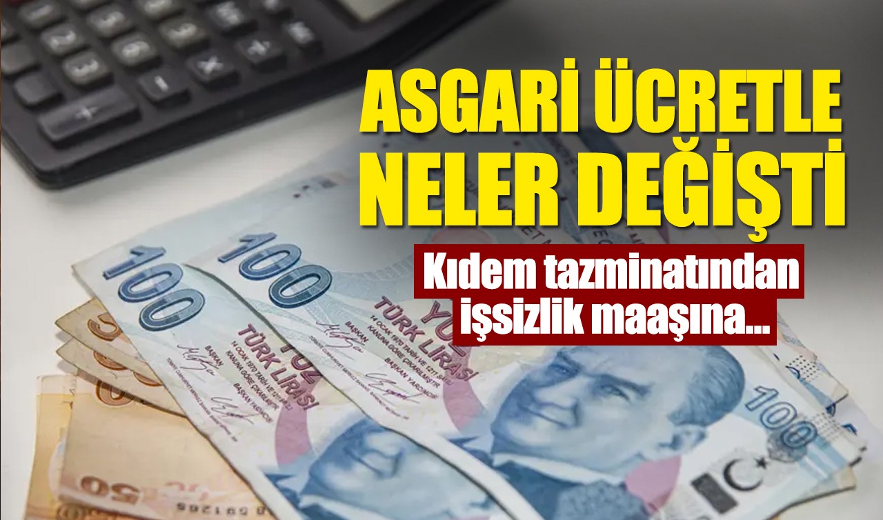 Yeni asgari ücretle neler değişti?