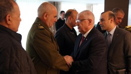 Bakan Güler'den, Libya askeri heyetinin naaşını almak için gelen yetkililere taziye ziyareti