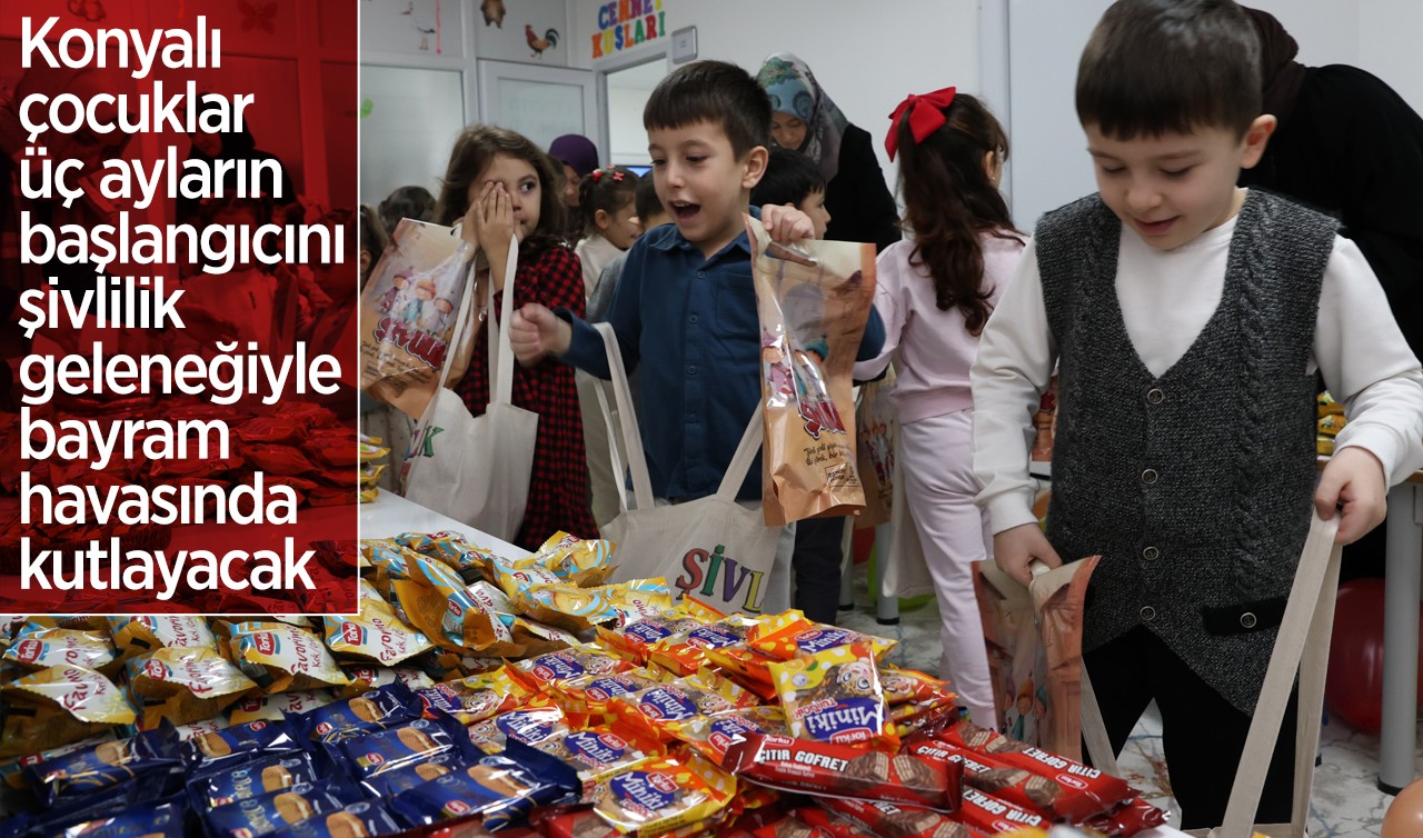 Konyalı çocuklar üç ayların başlangıcını "şivlilik" geleneğiyle bayram havasında kutlayacak