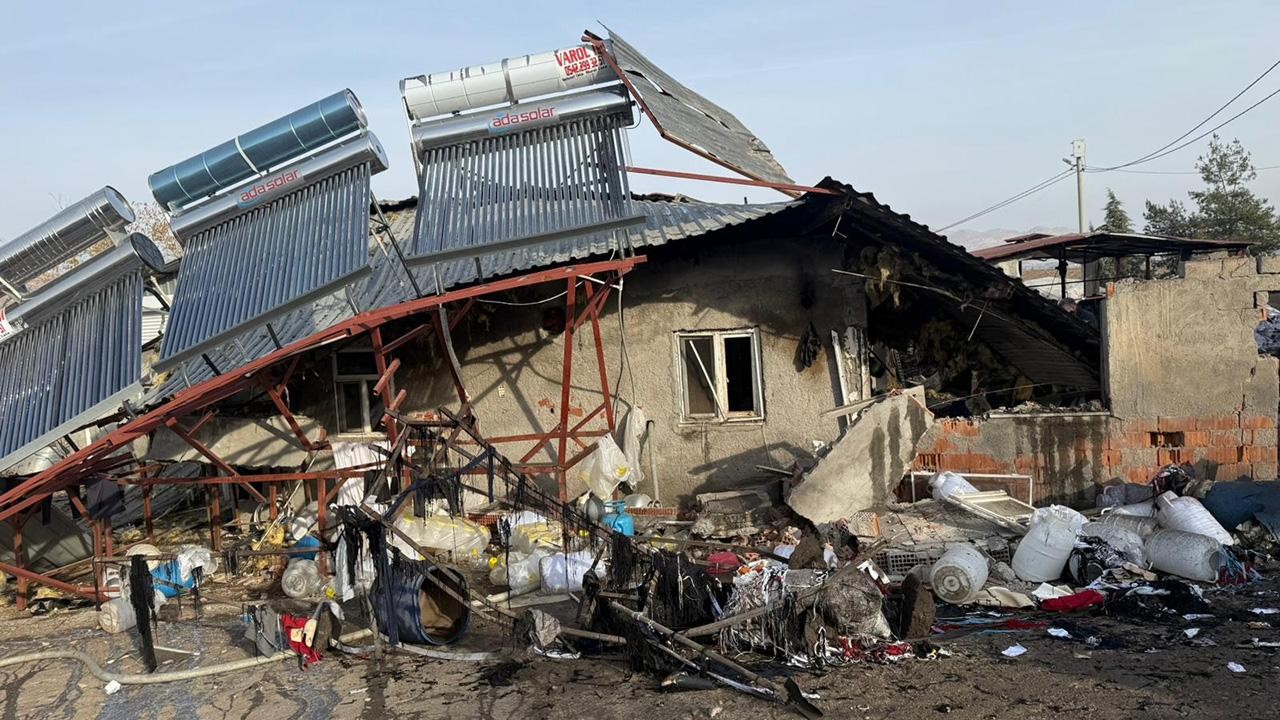 Peynir üretim tesisinde patlama!