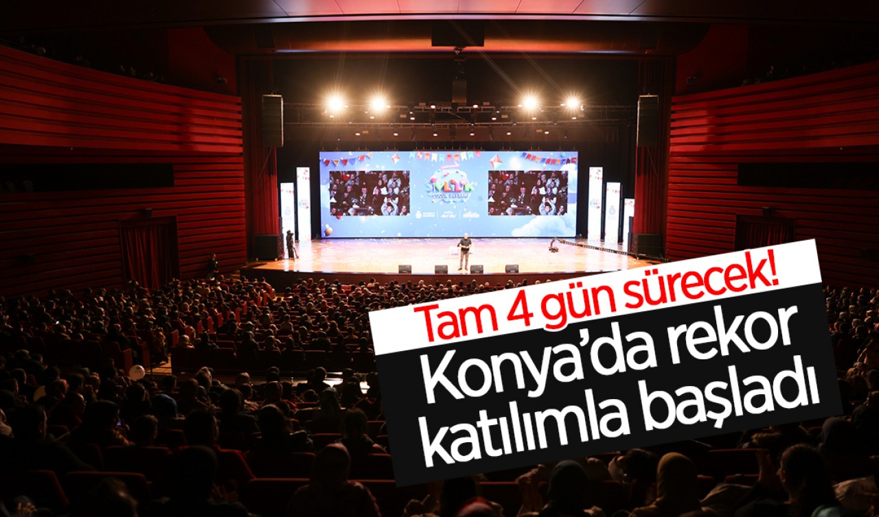 Konya'da rekor katılımla başladı! Tam 4 gün sürecek