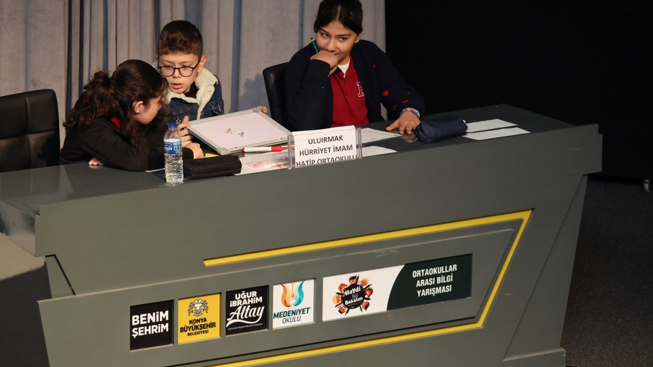 “Haydi Bil Bakalım” yarışmasının Karatay ilçe finali tamamlandı