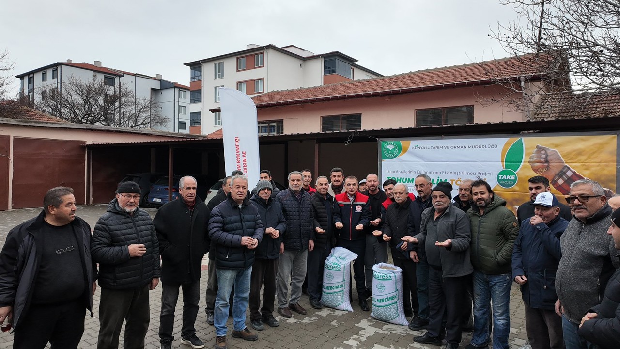 Kulu'da tarıma can suyu! Yeşil Mercimek ile Yeni Hayat Projesi hayata geçti