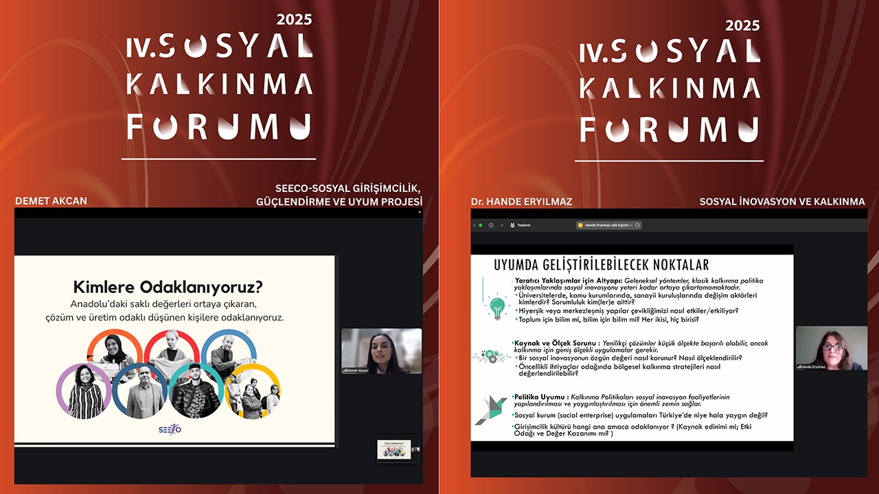 SİA yürütücülüğünde “4. Sosyal Kalkınma Forumu” gerçekleştirildi