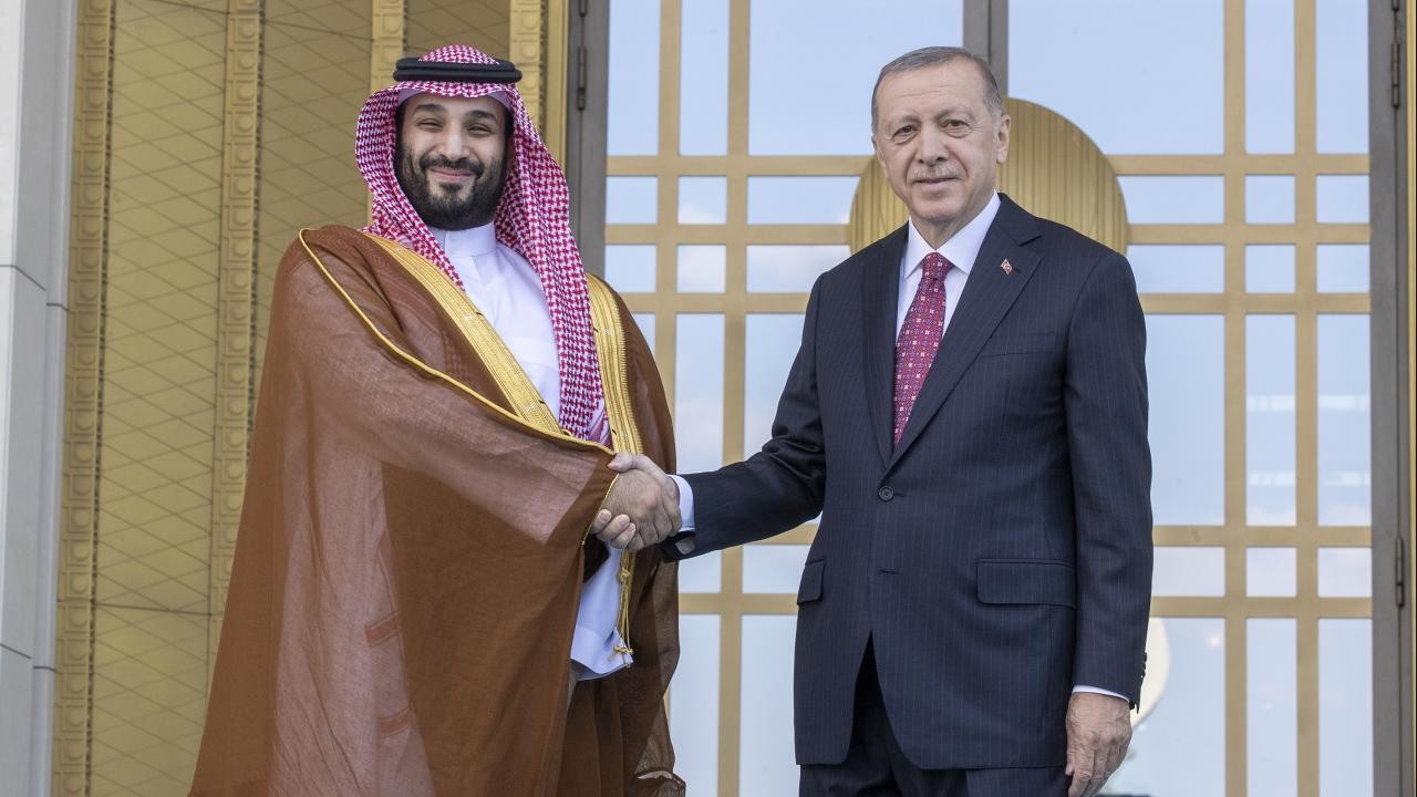 Cumhurbaşkanı Erdoğan Suudi Arabistan Veliaht Prensi Selman ile görüştü