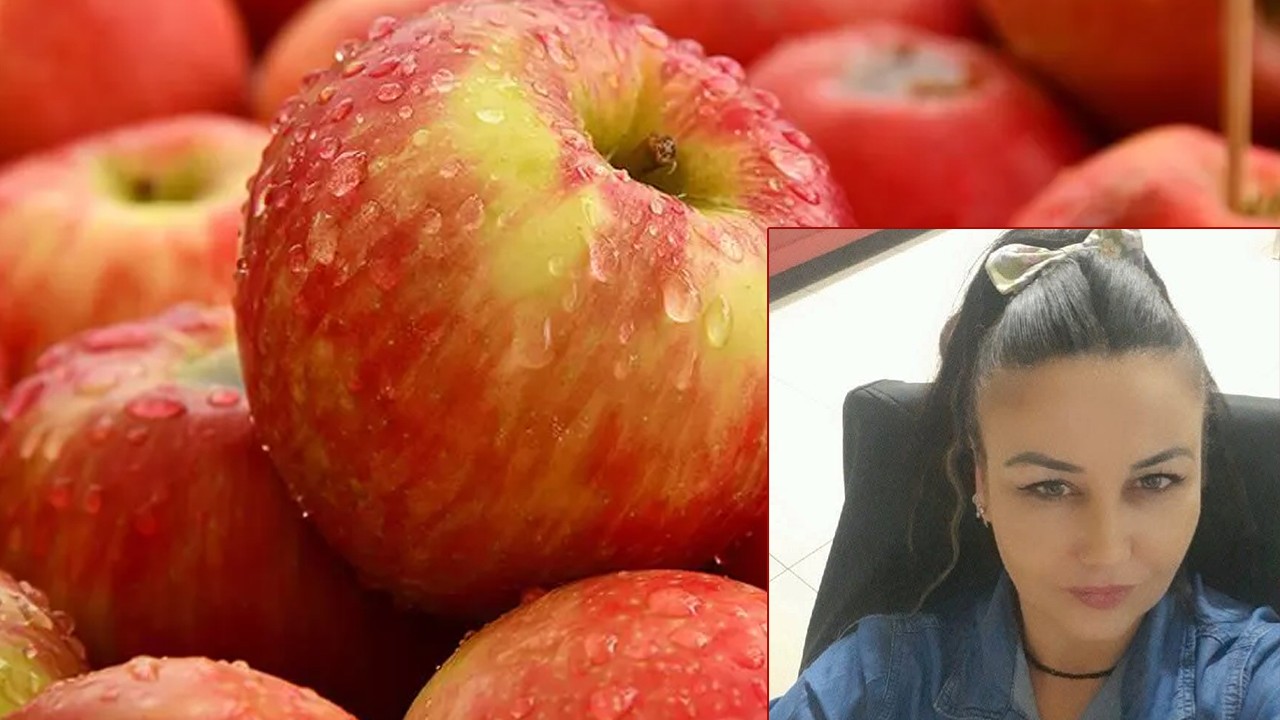 Yediği elma sonu oldu!