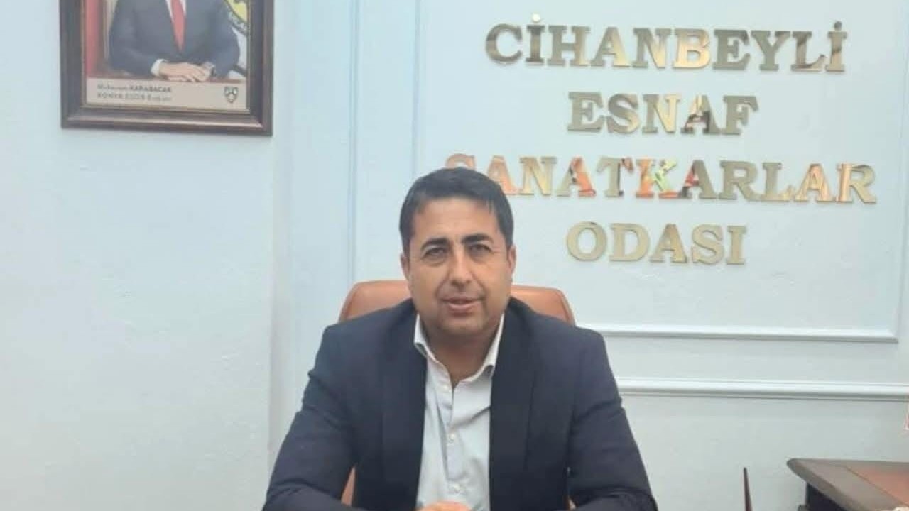 Cihanbeyli'de Esnaf Ve Sanatkârlar Odasında Bilal Duvarcı güven tazeledi