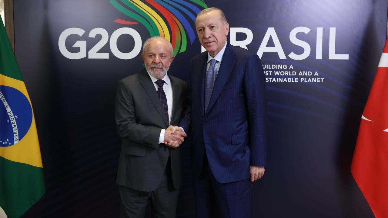 Cumhurbaşkanı Erdoğan, Brezilya Devlet Başkanı Silva ile görüştü