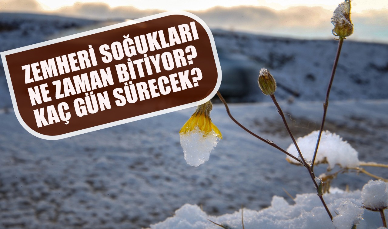 ZEMHERİ SOĞUKLARI NE ZAMAN BİTİYOR? KAÇ GÜN SÜRECEK?