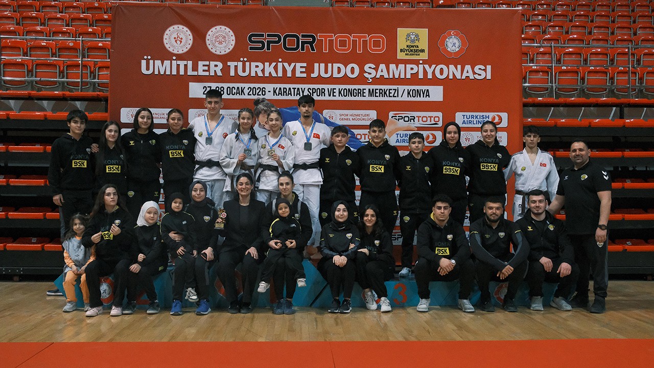 Konya Büyükşehir Ümitler Judo Takımı Türkiye ikincisi oldu