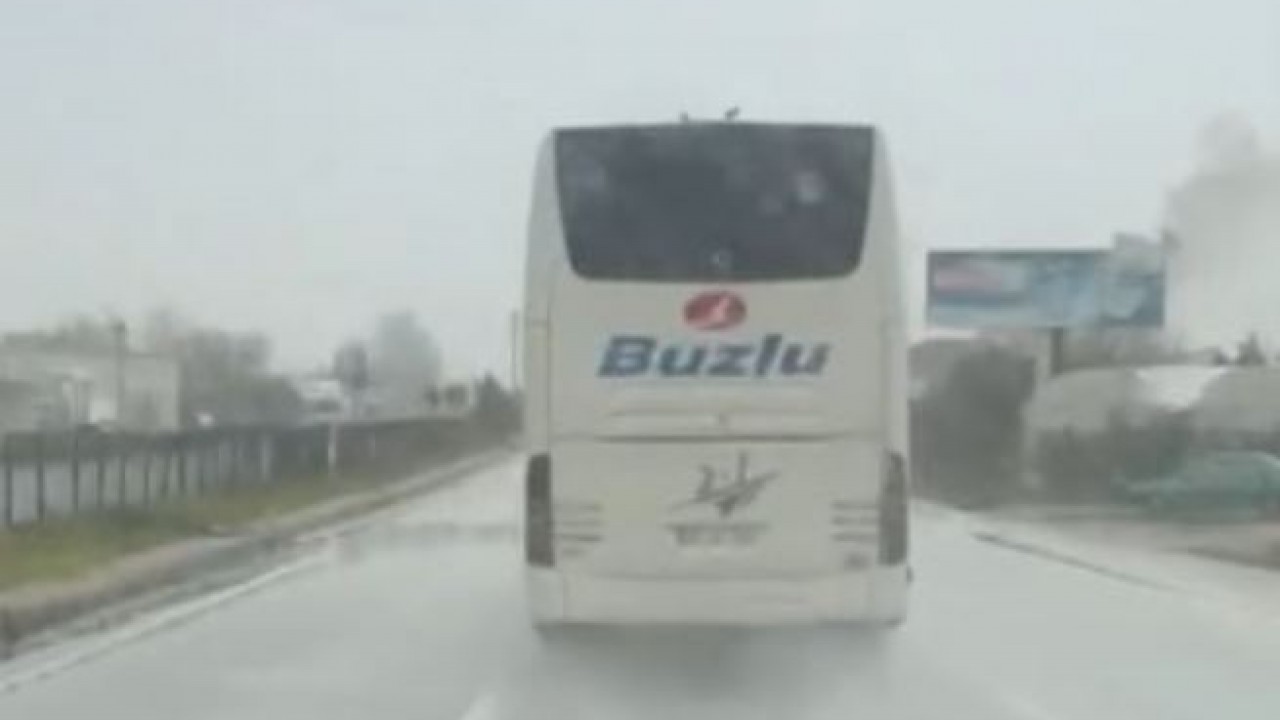 10 kişinin hayatını kaybettiği kazaya karışan firmanın bir başka otobüsü aynı güzergahta hız yaparken görüntülendi