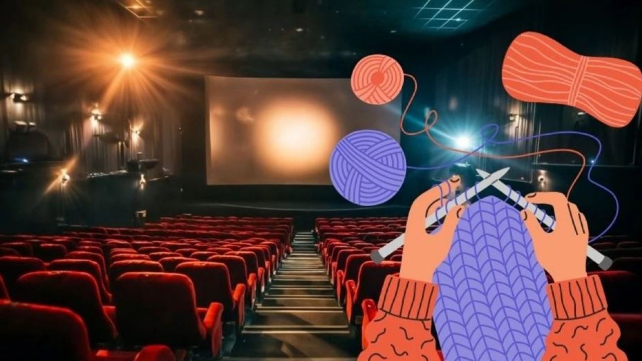 Böylesi ilk kez! Konya’da film ve örgü aynı salonda